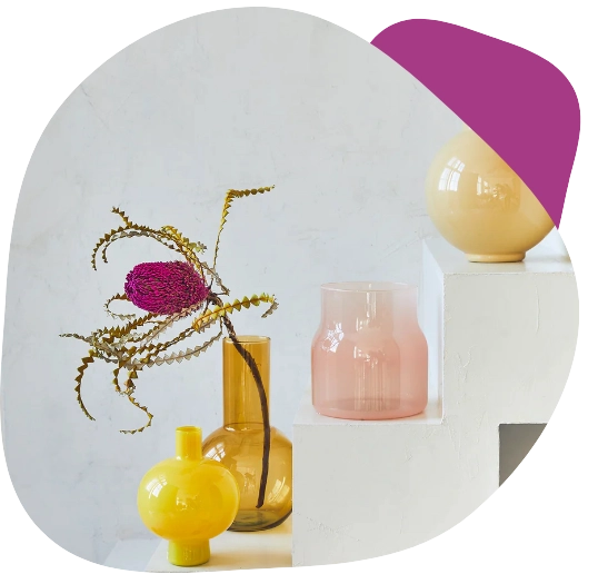 Des vases pour votre décoration intérieur sont disponibles dans notre concept-store à Chambéry.
